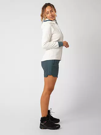 LAMUNT | Veste polaire thermique à capuche Antje pour femmes | weiss